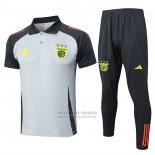 Conjunto Polo del Benfica 2024-2025 Gris