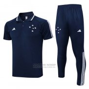 Conjunto Polo del Cruzeiro 2023-2024 Azul