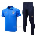 Conjunto Polo del Italia 2023-2024 Azul
