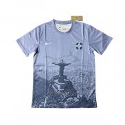 Tailandia Camiseta Brasil Jesus 2025-2026 Gris