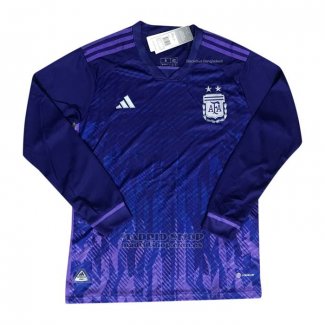 Camiseta Argentina 2ª Manga Larga 2022