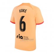 Camiseta Atletico Madrid Jugador Koke 3ª 2022-2023