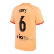 Camiseta Atletico Madrid Jugador Koke 3ª 2022-2023