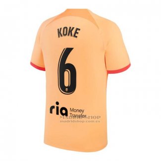 Camiseta Atletico Madrid Jugador Koke 3ª 2022-2023