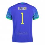 Camiseta Brasil Jugador Alisson 2ª 2022