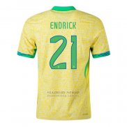 Camiseta Brasil Jugador Endrick 1ª 2024