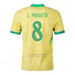 Camiseta Brasil Jugador L.Paqueta 1ª 2024