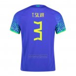 Camiseta Brasil Jugador T.Silva 2ª 2022