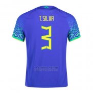 Camiseta Brasil Jugador T.Silva 2ª 2022