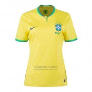 Camiseta Brasil 1ª Mujer 2022
