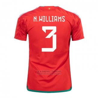 Camiseta Gales Jugador N.Williams 1ª 2022