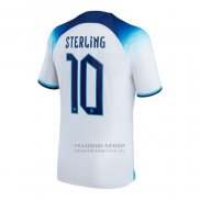 Camiseta Inglaterra Jugador Sterling 1ª 2022