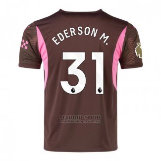 Camiseta Manchester City Portero Jugador Ederson M. 1ª 2024-2025