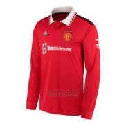 Camiseta Manchester United 1ª Manga Larga 2022-2023