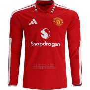 Camiseta Manchester United 1ª Manga Larga 2026-2027