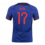 Camiseta Paises Bajos Jugador Blind 2ª 2022