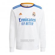 Camiseta Real Madrid 1ª Manga Larga 2021-2022