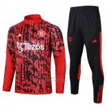 Chandal de Sudadera del Manchester United 2023-2024 Rojo
