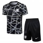 Chandal del Chelsea Manga Corta 2025-2026 Negro - Pantalon Corto