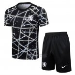 Chandal del Chelsea Manga Corta 2025-2026 Negro - Pantalon Corto
