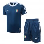 Chandal del Italia Manga Corta 2026-2027 Azul - Pantalon Corto