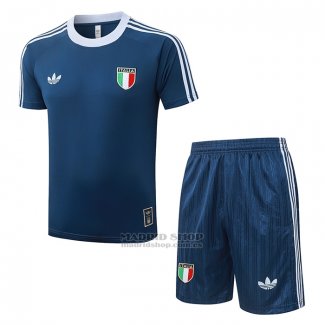 Chandal del Italia Manga Corta 2026-2027 Azul - Pantalon Corto
