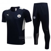 Chandal del Manchester City Manga Corta 2021-2022 Azul