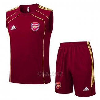 Chandal del Roma Sin Mangas 2025-2026 Rojo