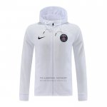 Chaqueta con Capucha del Paris Saint-Germain 2022-2023 Blanco