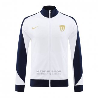 Chaqueta del Pumas UNAM 2024-2025 Blanco