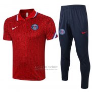 Conjunto Polo Paris Saint-Germain 2020-2021 Rojo
