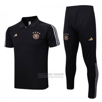 Conjunto Polo del Alemania 2022-2023 Negro