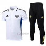 Conjunto Polo del Manchester United 2025-2026 Blanco