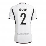 Camiseta Alemania Jugador Rudiger 1ª 2022