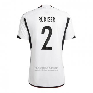 Camiseta Alemania Jugador Rudiger 1ª 2022