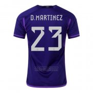 Camiseta Argentina Jugador D.Martinez 2ª 2022