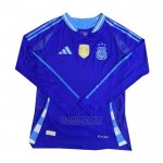 Camiseta Argentina 2ª Manga Larga 2024 (2XL-4XL)