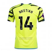 Camiseta Arsenal Jugador Nketiah 2ª 2023-2024