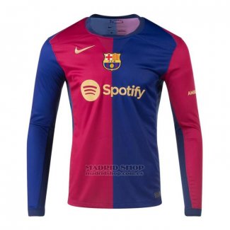 Camiseta Barcelona 1ª Manga Larga 2024-2025