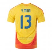 Camiseta Colombia Jugador Y.Mina 1ª 2024