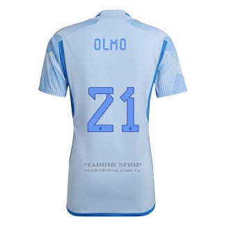 Camiseta Espana Jugador Olmo 2ª 2022