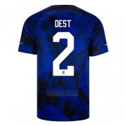 Camiseta Estados Unidos Jugador Dest 2ª 2022