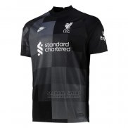 Camiseta Liverpool Portero 2021-2022 Negro