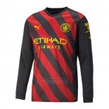 Camiseta Manchester City 2ª Manga Larga 2022-2023