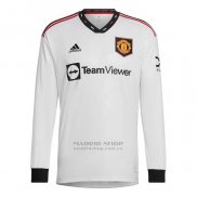 Camiseta Manchester United Authentic 2ª Manga Larga 2022-2023