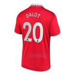 Camiseta Manchester United Jugador Dalot 1ª 2022-2023