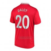 Camiseta Manchester United Jugador Dalot 1ª 2022-2023