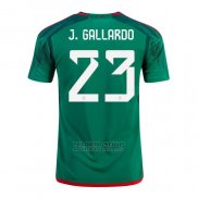 Camiseta Mexico Jugador J.Gallardo 1ª 2022