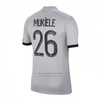 Camiseta Paris Saint-Germain Jugador Mukiele 2ª 2022-2023