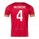 Camiseta Serbia Jugador Milenkovic 1ª 2022